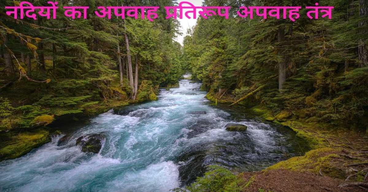 नदियों का अपवाह प्रतिरूप अपवाह तंत्र | drainage pattern of rivers 